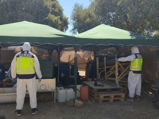 Desmantelado un laboratorio clandestino de cocaína en Madrid