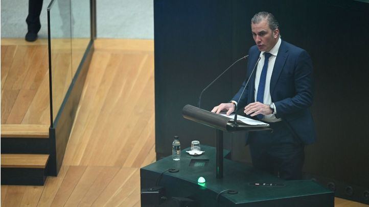 Javier Ortega Smith en el Pleno de Cibeles en una foto de archivo.