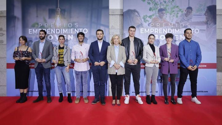 Acto de entrega del Premios Emprendimiento Joven de la Comunidad de Madrid