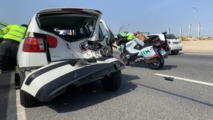 Muere un motorista en el choque contra un vehículo en la A-3