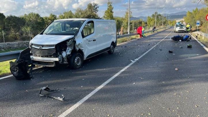 Accidente en la M-620