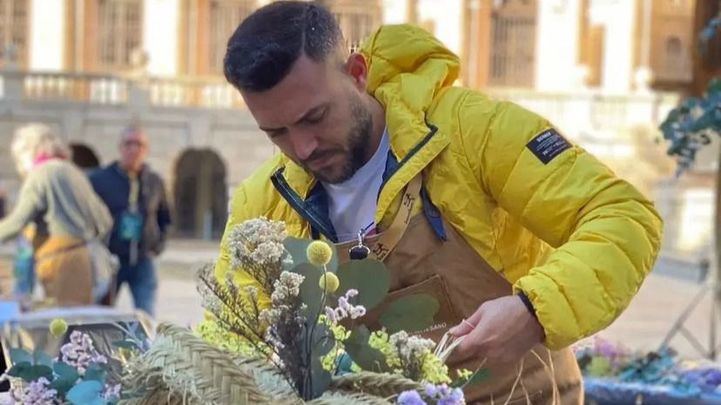 Andrés Ayllón, tercer Mejor Artesano Floral