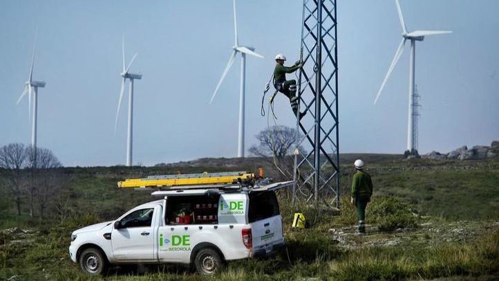 Línea eléctrica de Iberdrola