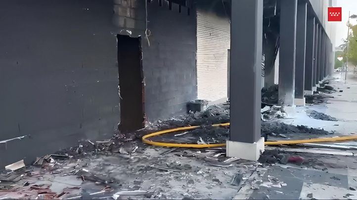 Las viviendas de la Calle Oslo 45 tras el incendio