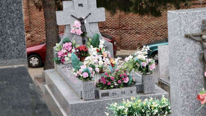 Foto de archivo de un cementerio