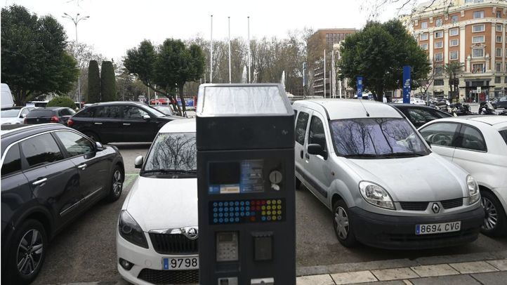 Parquímetro en Madrid.