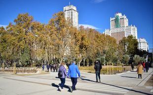 Un ascensor salvará el desnivel entre Plaza de España y la calle Irún en otoño de 2023