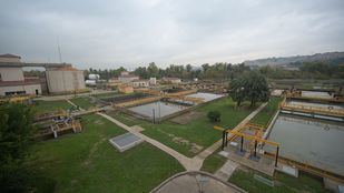 Obras en la depuradora de Valdebebas desde 2023 para eliminar vertidos al río