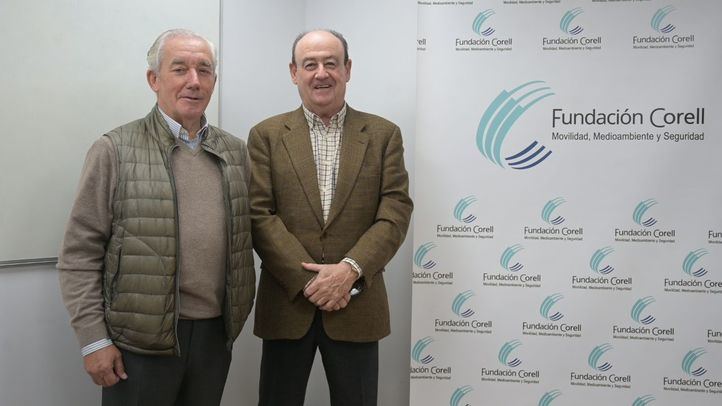 Javier Carbajo y Miguel Ángel Ochoa, vicepresidente y presidente del Patronato de la Fundación Corell