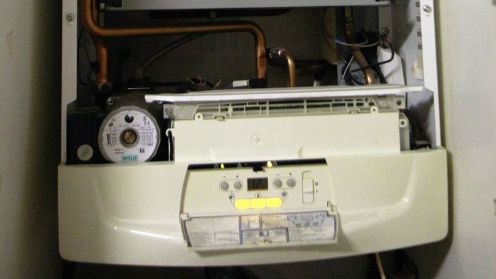 Imagen de una caldera de gas