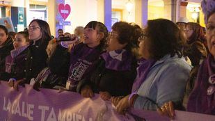 Marcha feminista nocturna en Fuenlabrada