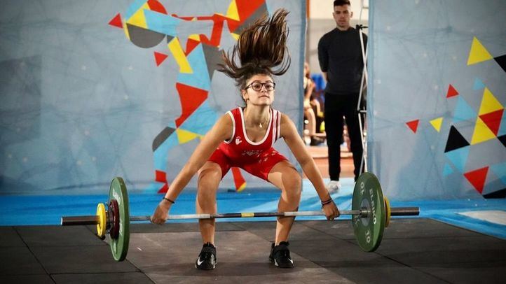 Sofía Martín quedó cuarta en el Campeonato de España de halterofilia