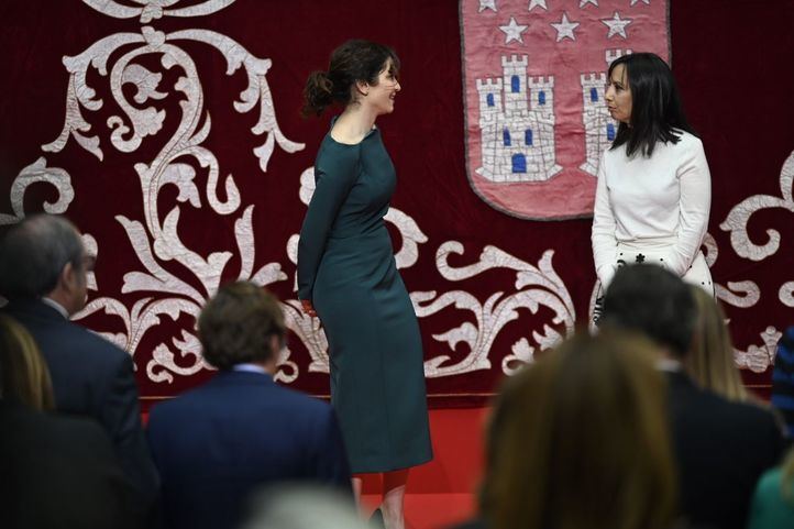 Isabel Díaz Ayuso y Mercedes González