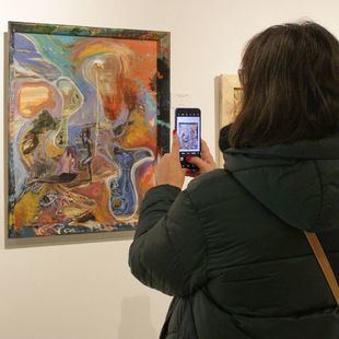 La faceta pictórica del músico Manolo García toma Casa de Vacas