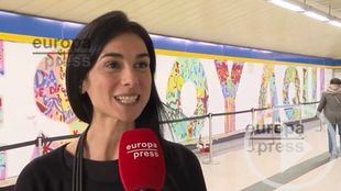 Boa Mistura y personas con discapacidad llenan de color el Metro de Sol
