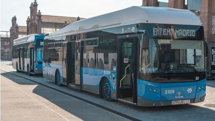 Autobús de la EMT en Matadero