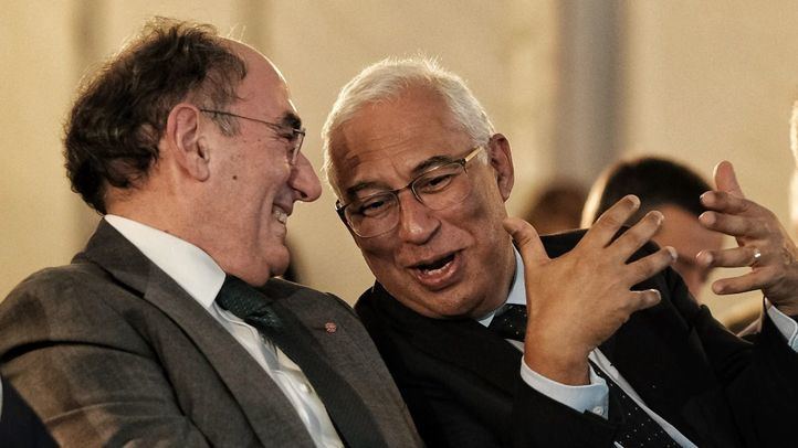 Ignacio Galán, presidente de Iberdrola, y António Costa, primer ministro luso