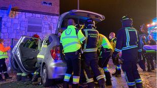 Accidente de tráfico en San Blas