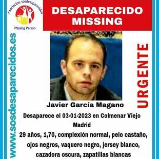 Desaparece un joven de 29 años en Colmenar Viejo
