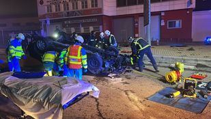 Grave un hombre de 35 años tras estrellarse contra una isleta en Getafe