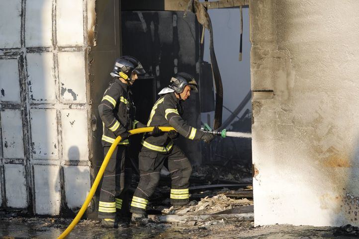 Imagen de archivo de otro incendio en el polígono Cobo Calleja