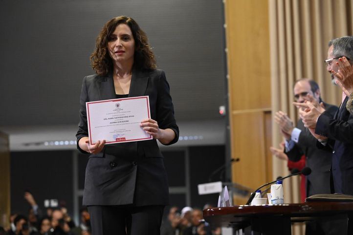 Isabel Díaz Ayuso, presidenta de la Comunidad de Madrid