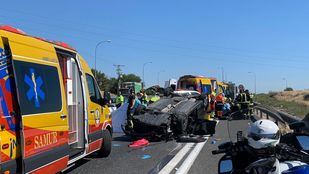 Accidente en la A-4