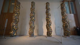 Cuatro columnas salomónicas, primeras 'joyas' de la futura Galería de las Colecciones Reales