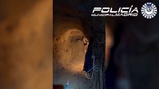 Detenido por excavar una galería subterránea sin licencia ni seguridad en Montera