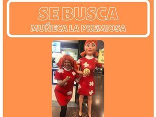 'La Premiosa' denuncia el robo de la muñeca emblema de esta administración de loterías