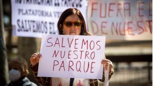 Vecinos de Ciudad Lineal, en contra de las obras del parque El Calero