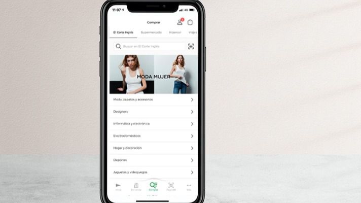 El Corte Inglés lanza nuevos servicios en su app y mejoras en la navegación