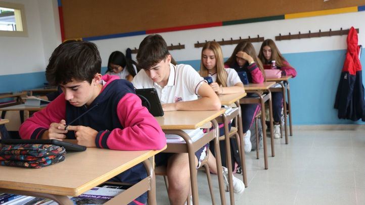 Alumnos del Colegio Internacional Casvi Villaviciosa en clase
