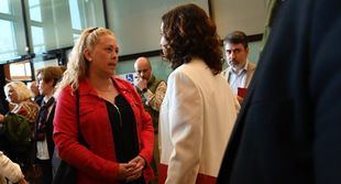 Ayuso, sobre el contrato de alimentación de la residencia Francisco de Vitoria: “Nadie ha hablado de rescindir nada”