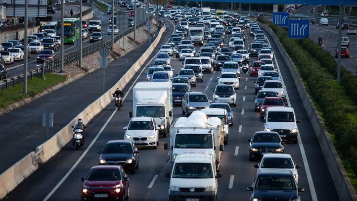Imagen de archivo de un atasco en la A-1