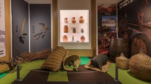 Una exposición refleja la tradición vitivinícola de la región