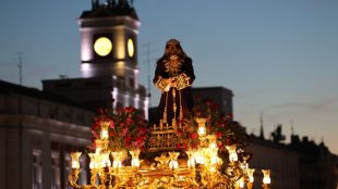 Jesús Nazareno de Medinaceli se encuentra con la Virgen de la Soledad en la iglesia de las Calatravas
