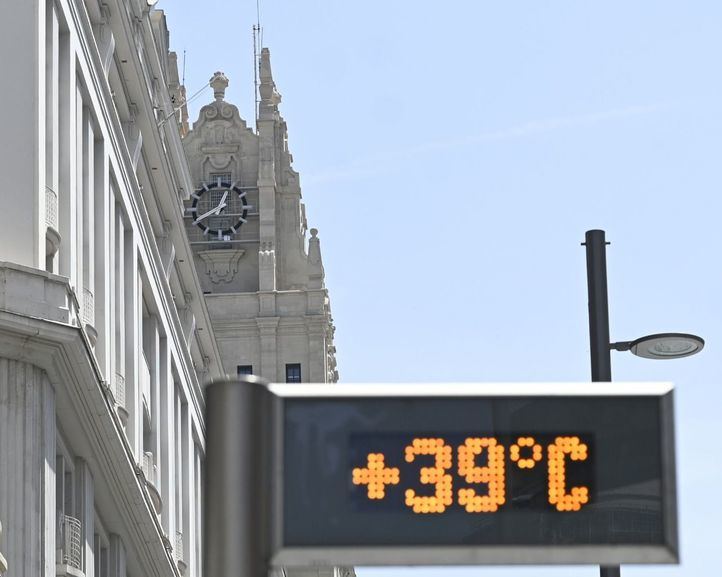Calor y altas temperaturas en Madrid