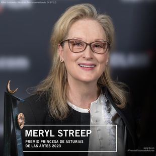 Meryl Streep, Premio Princesa de Asturias de las Artes