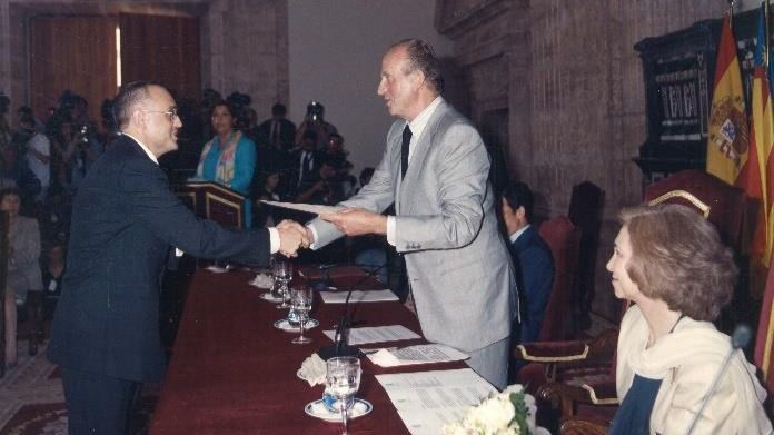 Juan Carlos Pérez de la Fuente recibe la Medalla de Oro de las Artes