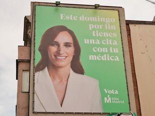 Más Madrid lanza la campaña 'este domingo por fin tienes una cita con tu médica'