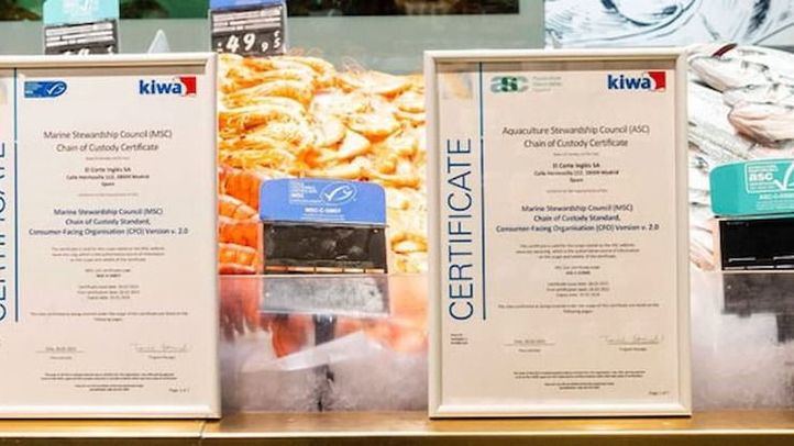 El Corte Inglés obtiene los sellos MSC y ASC