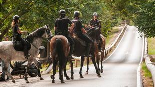 Policías Nacionales a caballo