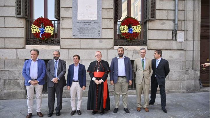 Descubrimiento de la placa a Calderón de la Barca