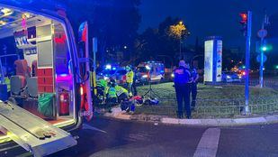 Hospitalizado grave un hombre de 32 años tras un accidente de moto