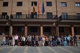 Minuto de silencio en Móstoles