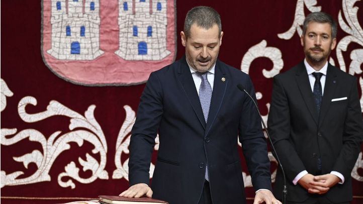Mariano de Paco, durante la toma de posesión de su consejería