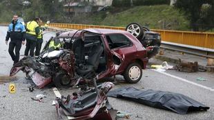 Más de la mitad de los muertos en accidente de tráfico en 2022 dio positivo en alcohol, drogas o psicofármacos