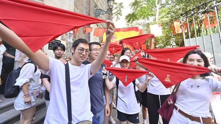 Chupinazo de San Fermín en Madrid