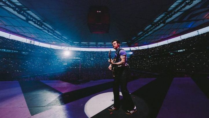 Harry Styles en un concierto de su gira